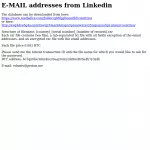 E-MAIL addresses from Linkedin